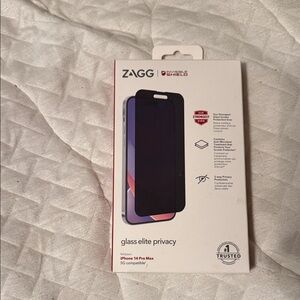 ZAGG InvisibleShield Privacy Screen for iPhone 14 Pro Max - Black brand new